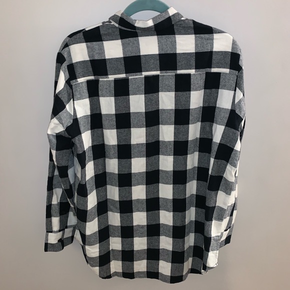 Madewell NWOT Oversized Buffalo Plaid Flannel - Picture 6 of 10